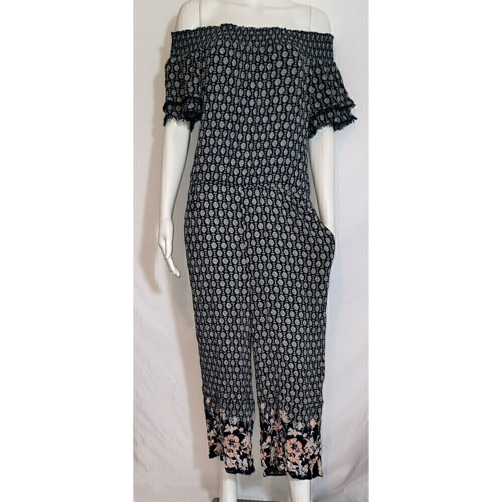 Xhilaration Cold Shoulder Jump Suit - Size L